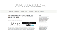 Desktop Screenshot of jairovelasquez.net